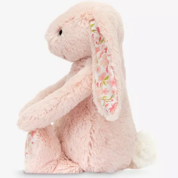 JELLYCAT Blossom Blush Bunny Cherry Little 7x4" Soft and Plush NWT - Picture 3 of 5